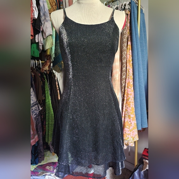 Vintage Dresses & Skirts - sM Vintage Sparkling Black Dress